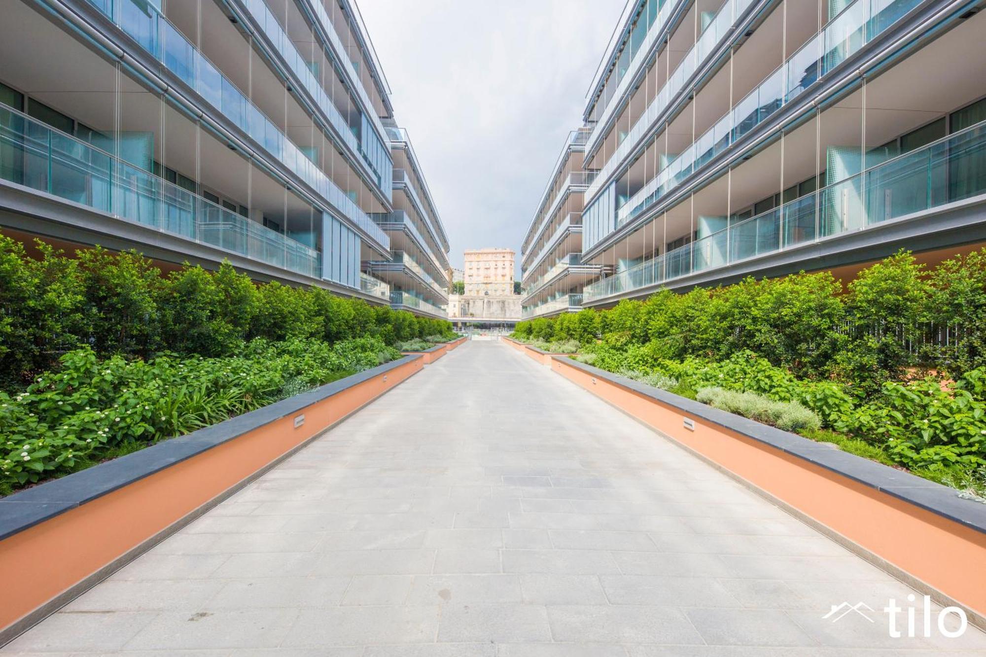 Appartamento Waterfront Luxury 1br, Free Parking, Ac, Netflix & Wifi By Tilo Lux Genova