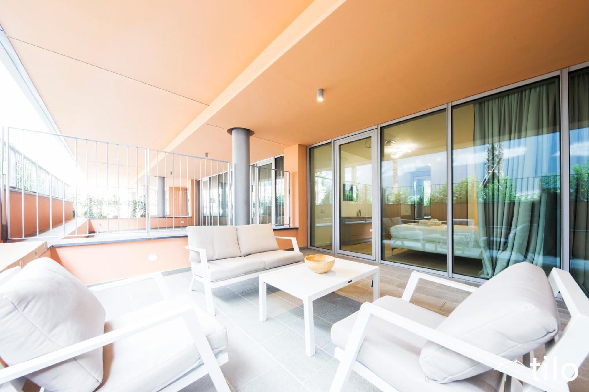 Waterfront Luxury 1br, Free Parking, Ac, Netflix & Wifi By Tilo Lux Appartamento Genova